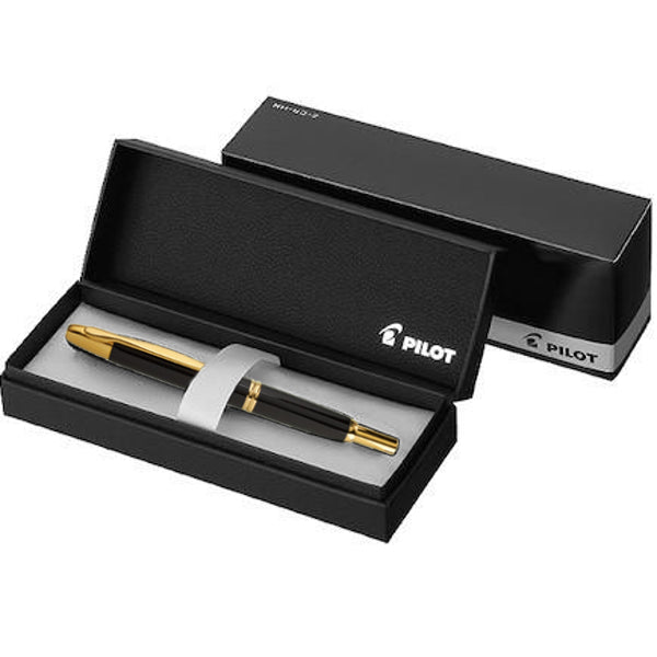 Pilot Capless (Vanishing Point) Gold Black Fountain Pen - Medium