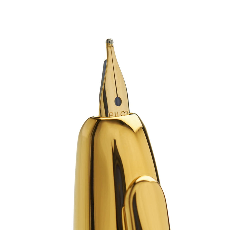 Pilot Capless (Vanishing Point) Gold Black Fountain Pen - Medium