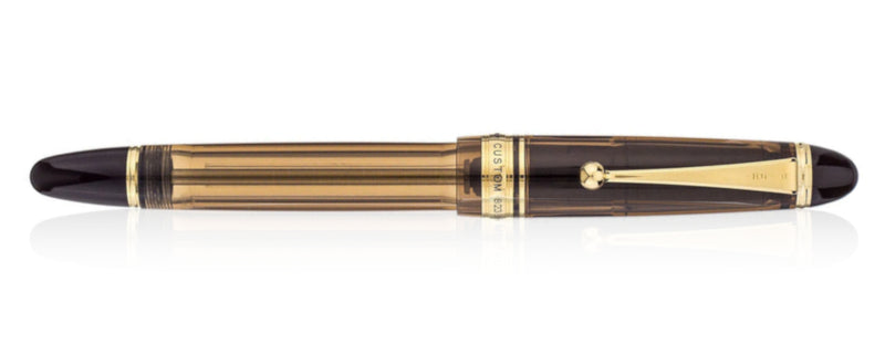 Pilot Custom 823 Fountain Pen and Ink Gift Set - Amber Fine