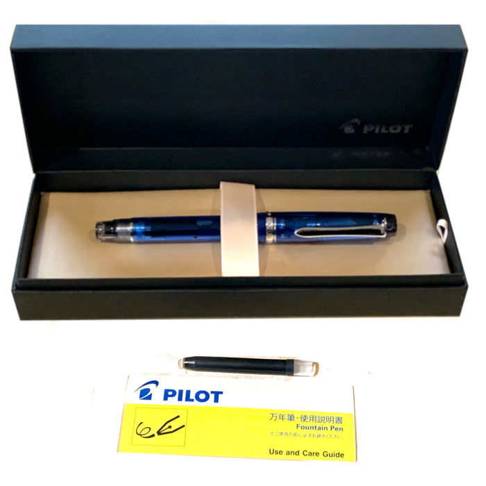 Pilot Custom Heritage 92 Fountain Pen - Blue Fine Medium