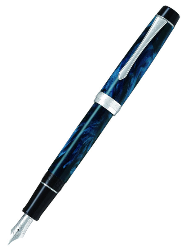 Pilot Custom Heritage SE Fountain Pen - Marble Blue Medium