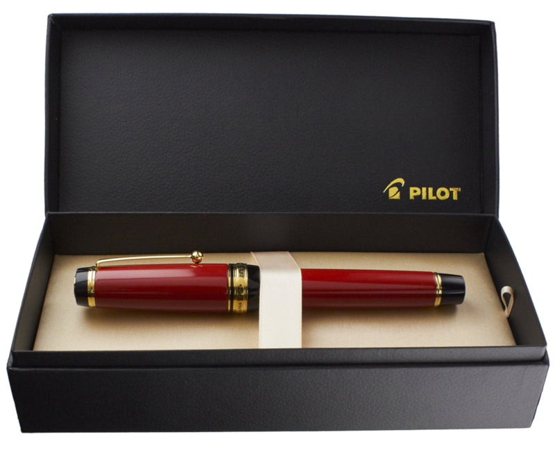 Pilot Custom Urushi Fountain Pen - Vermillion Medium