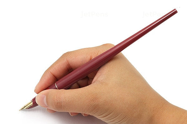 Pilot Red Fountain Desk Pen - Extra Fine — Pulp Addiction