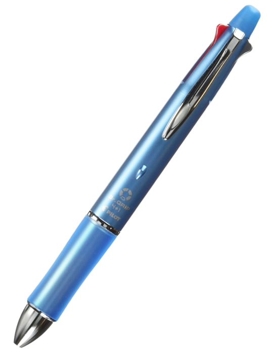 Pilot Dr Grip 4+1 Multifunction Pen - Sky Blue