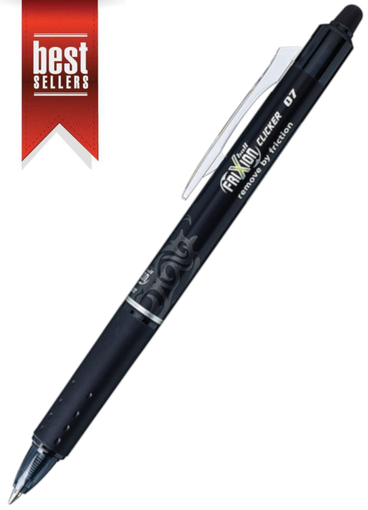 Pilot FriXion Clicker Ballpoint Pen 0.7mm Black — Pulp Addiction
