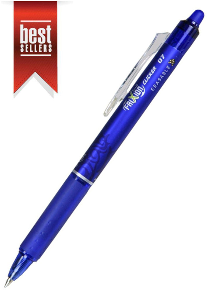 Pilot FriXion Clicker Ballpoint Pen - 0.7mm Blue
