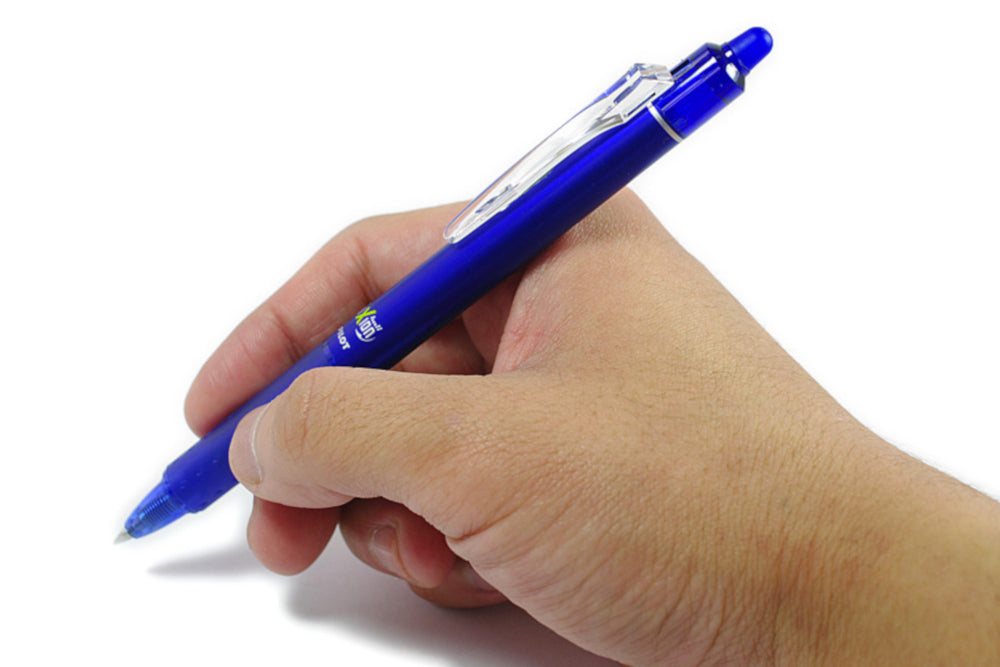 Pilot FriXion Clicker Ballpoint Pen - 0.7mm Blue