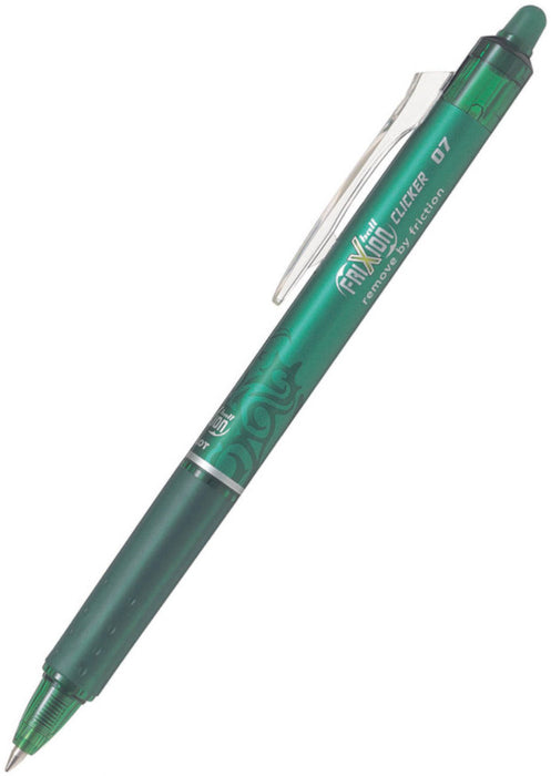 Pilot FriXion Clicker Rollerball Pen - 0.7mm Green Vert