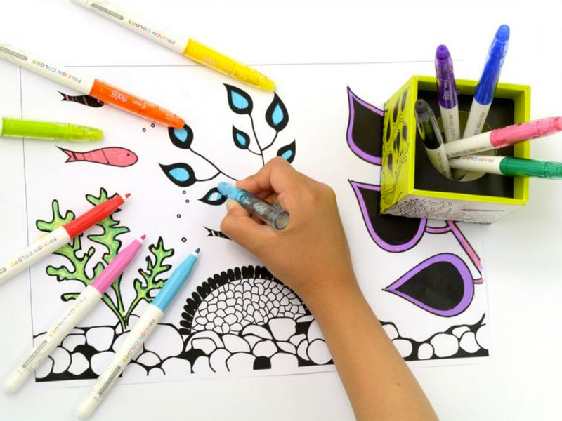 Pilot FriXion Colors Felt Marker Pens - 6pc