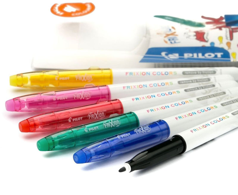 Pilot FriXion Colors Felt Marker Pens - 6pc