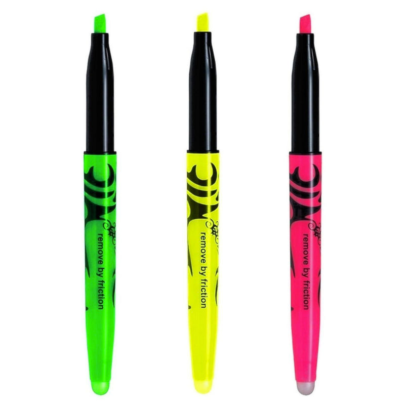 Pilot FriXion Light Erasable Highlighters - Set of 3