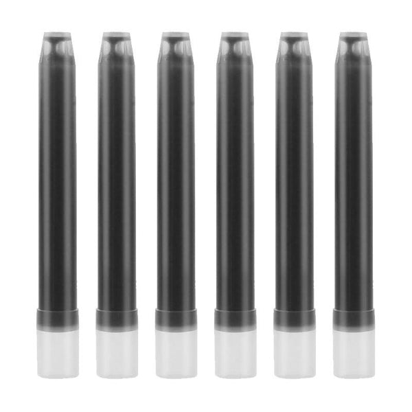 Pilot IC-50 Black Fountain Pen Ink Cartridges (6)