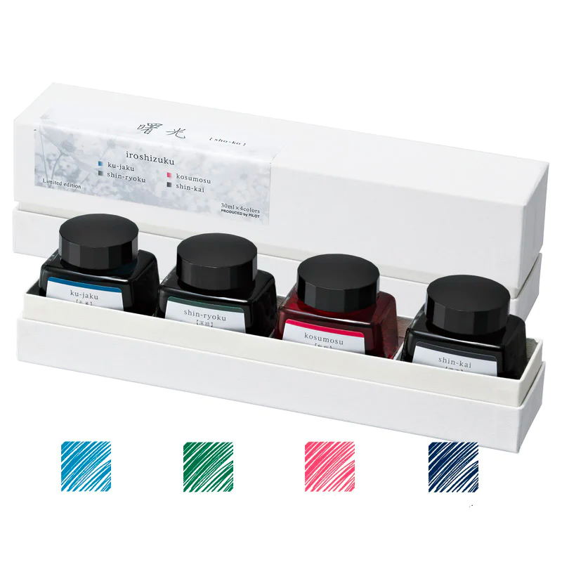 Pilot Iroshizuku Ink - Limited Edition 4 Colour Set - Dawn (Sho-Ko) - 30ml Bottle