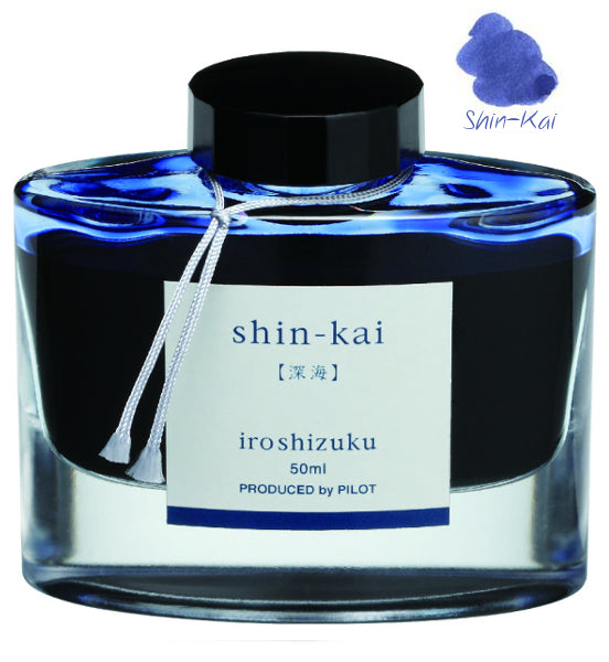 Pilot Iroshizuku Ink 50ml Bottle - Shin-Kai — Pulp Addiction