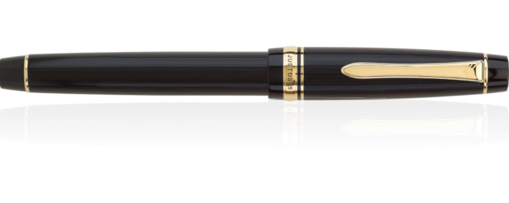 Pilot Justus 95 Fountain Pen - Black Stripe Fine