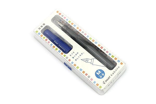 Pilot Kakuno Fountain Pen - Blue Medium