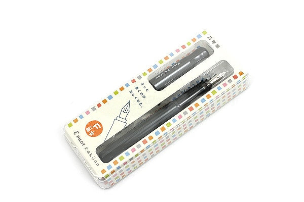 Pilot Kakuno Fountain Pen - Grey Fine