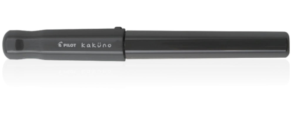 Pilot Kakuno Fountain Pen - Grey Medium