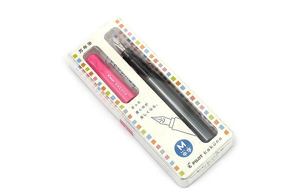 Pilot Kakuno Fountain Pen - Pink Medium