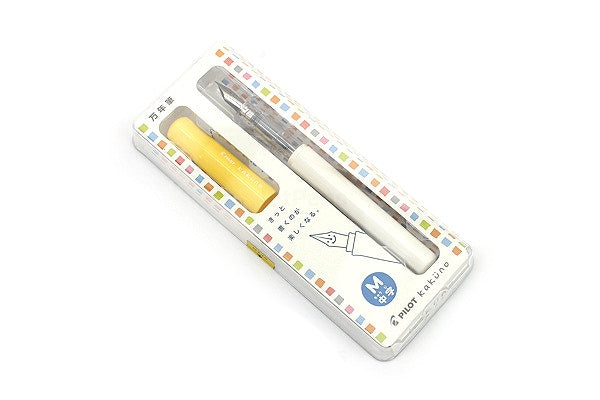 Pilot Kakuno Fountain Pen - Soft Yellow Medium