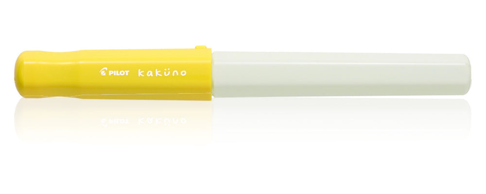 Pilot Kakuno Fountain Pen - Soft Yellow Medium
