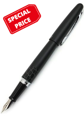 Pilot Metropolitan MR2 Black Crocodile Fine Fountain Pen