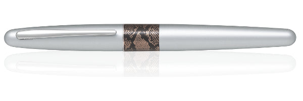 Pilot Metropolitan MR2 Silver Python Fountain Pen -  Italic Stub