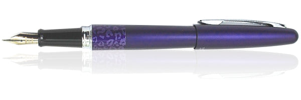 Pilot Metropolitan MR2 Violet Leopard Italic Stub Fountain Pen