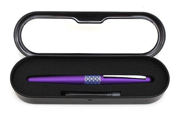 Pilot Metropolitan MR3 Ellipse Violet Italic Stub Fountain Pen