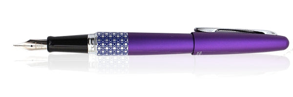 Pilot Metropolitan MR3 Ellipse Violet Italic Stub Fountain Pen