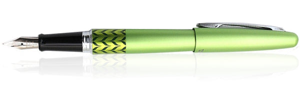Pilot Metropolitan MR3 Lime Green Marble Italic Stub Fountain Pen