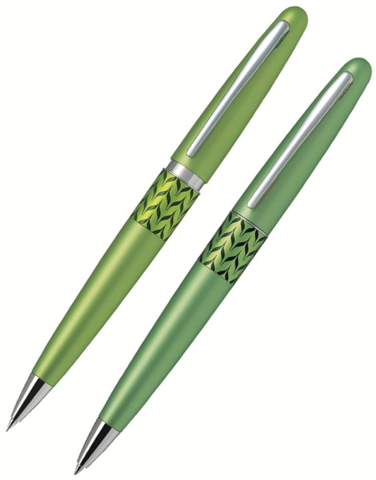 *Clearance* Pilot MR3 Ballpoint & Pencil Gift Set - Lime Green Marble
