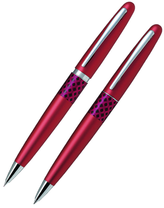 *Clearance* Pilot MR3 Ballpoint & Pencil Gift Set - Red Wave