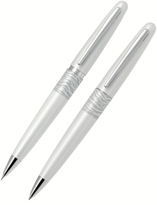 *Clearance* Pilot MR3 Ballpoint & Pencil Gift Set - White Tiger