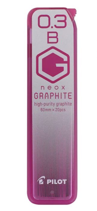 Pilot Neox Graphite B 0.3mm Pencil Leads
