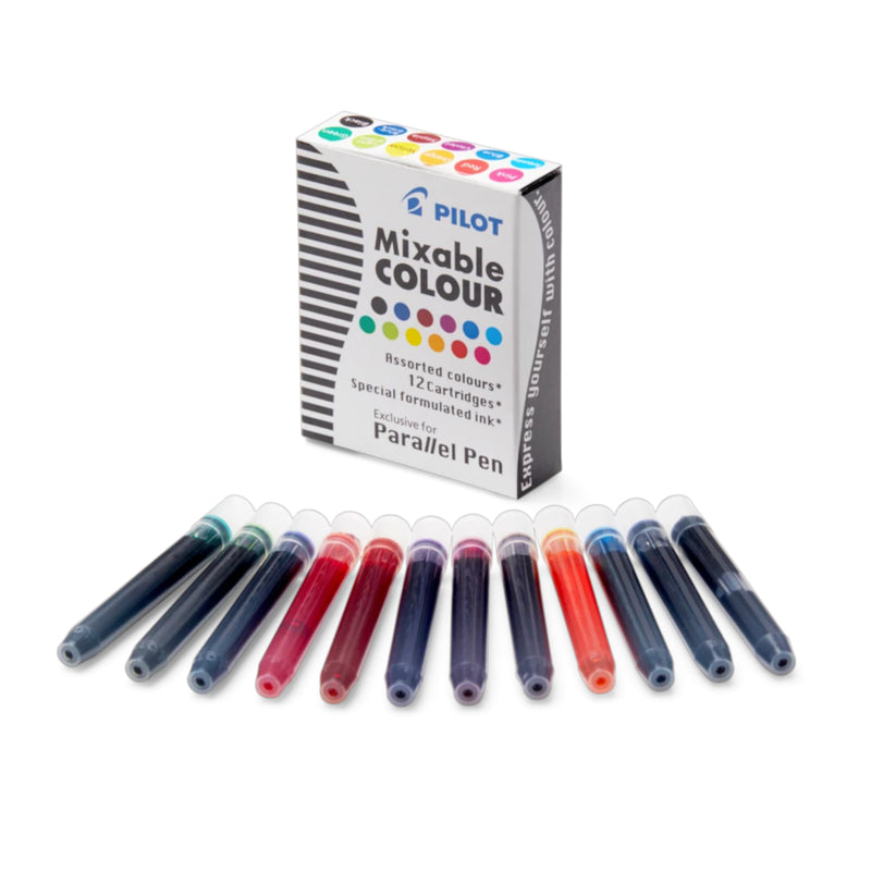 Pilot Parallel Pen Mixable Ink Cartridges - Assorted