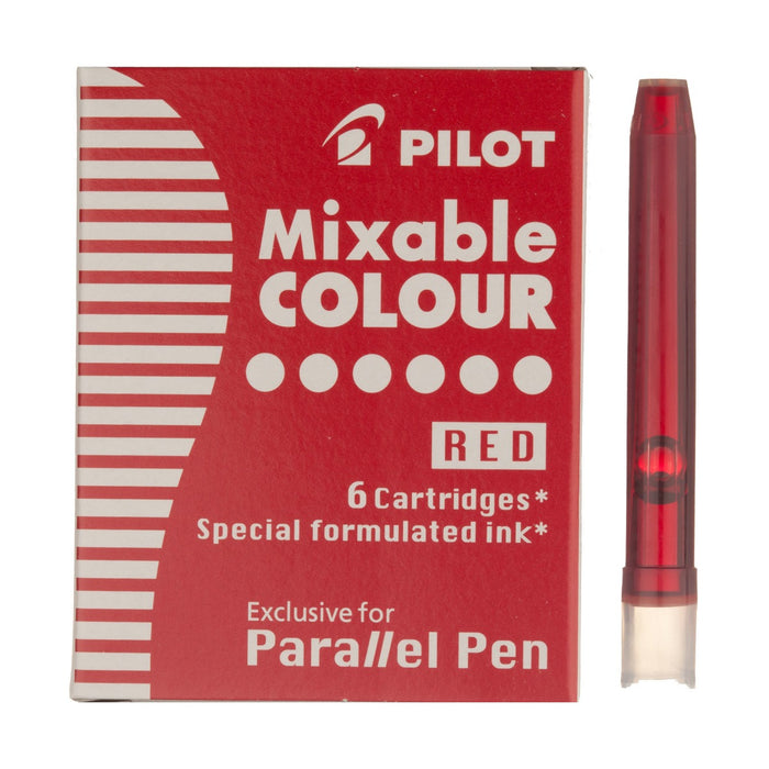 Pilot Parallel Pen Mixable Ink Cartridges - Red