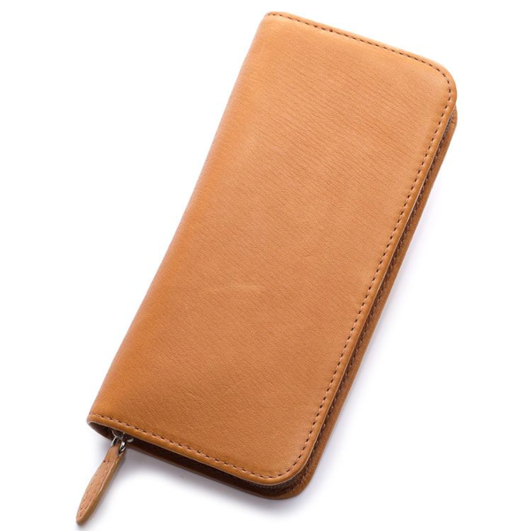 Pilot Pensemble Leather Zip 3 Pen Case - Brown