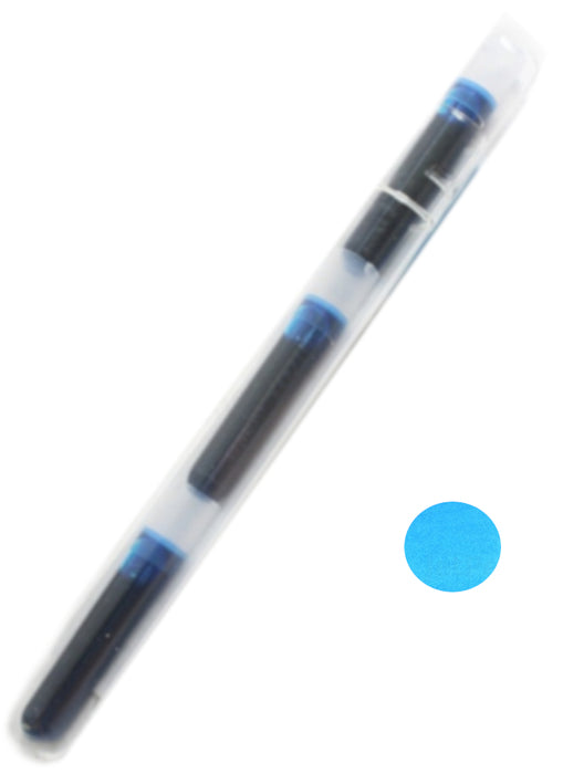 Pilot Petit Refill Cartridges - Clear Blue Set of 3