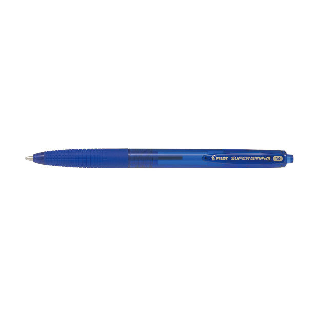 Pilot Super Grip-G Retractable Ballpoint Pen Medium 1.0 Blue Bleu