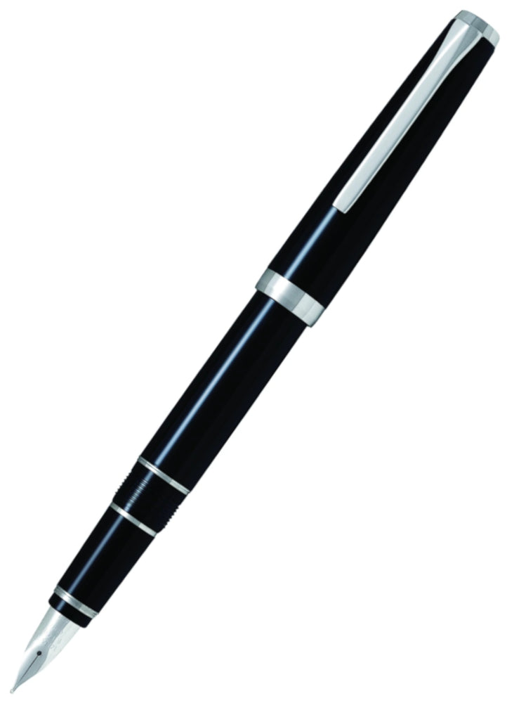 Pilot Falcon Fountain Pen - Black Rhodium Soft Fine