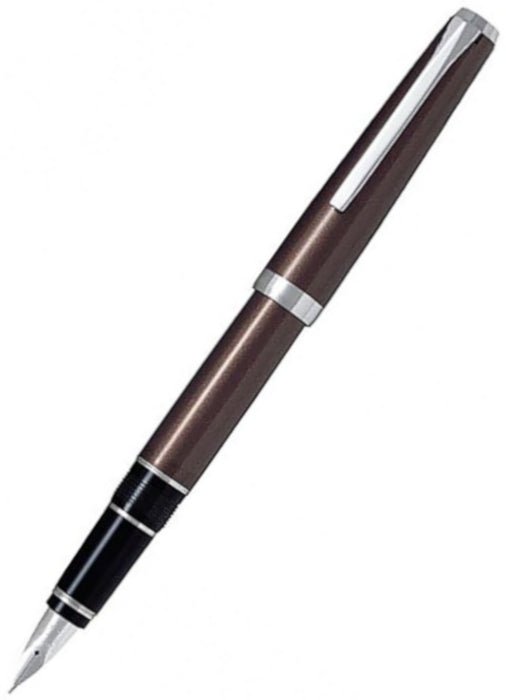 Pilot Falcon Fountain Pen - Brown Rhodium Soft Medium