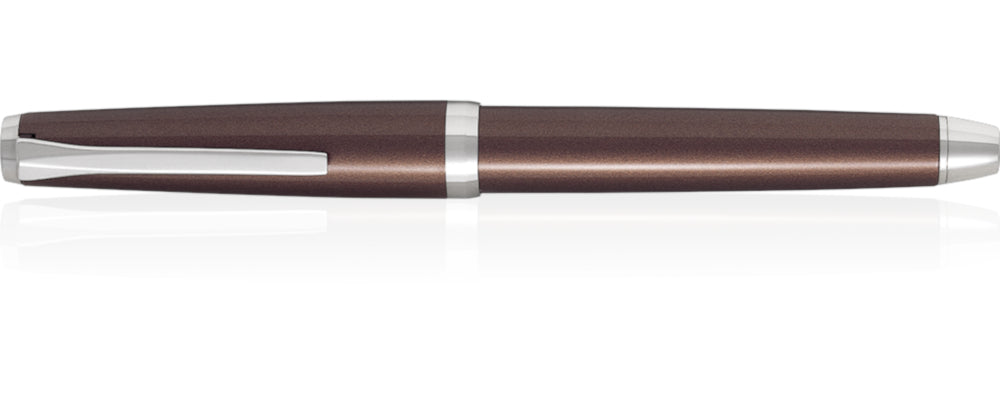 Pilot Falcon Fountain Pen - Brown Rhodium Soft Medium