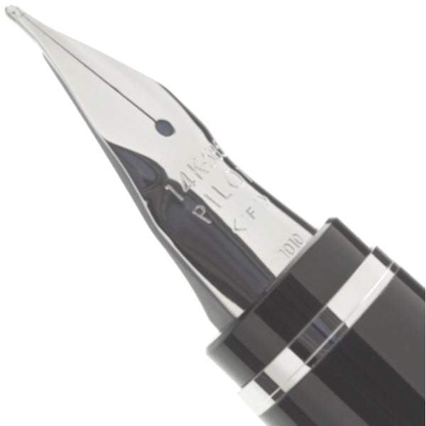 Pilot Falcon Fountain Pen - Burgundy Red Rhodium Soft Fine