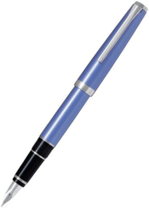 Pilot Falcon Fountain Pen - Light Blue Rhodium Soft Medium