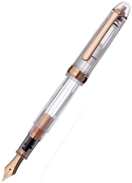 Platinum #3776 Century Fountain Pen - Nice Pur/Rose Gold Broad Nib