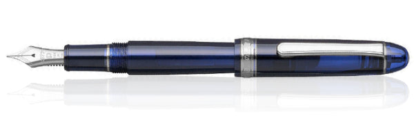 Platinum #3776 Century Fountain Pen - Chartres Blue/Rhodium - EF