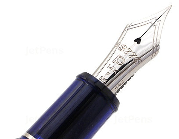 Platinum #3776 Century Fountain Pen - Chartres Blue/Rhodium - EF
