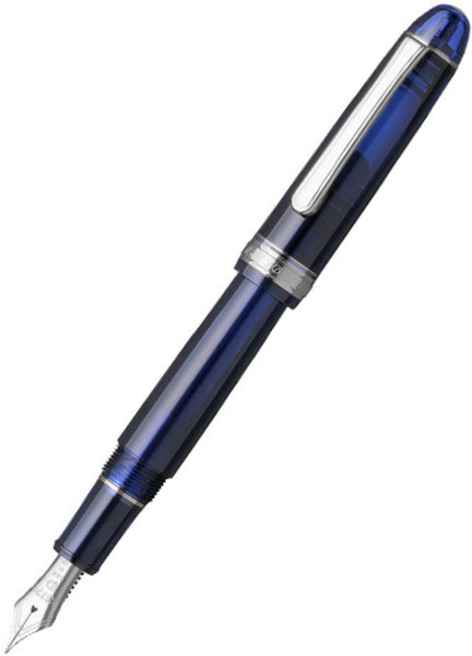 Platinum #3776 Century Fountain Pen - Chartres Blue/Rhodium - EF