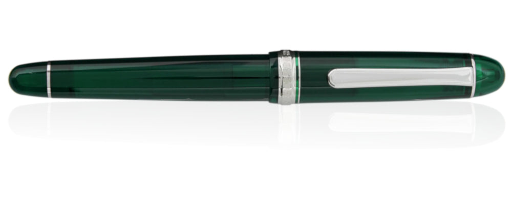 Platinum #3776 Century Fountain Pen - Laurel Green/Rhodium Medium Nib